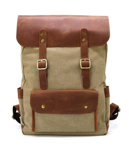 Рюкзак для ноутбука з канвас та крейзі хорс RBs-9001-4lx бренду TARWA