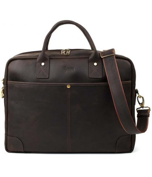 Мужская сумка для ноутбука 17 дюймов, документов RC-0458-4lx TARWA коричневая