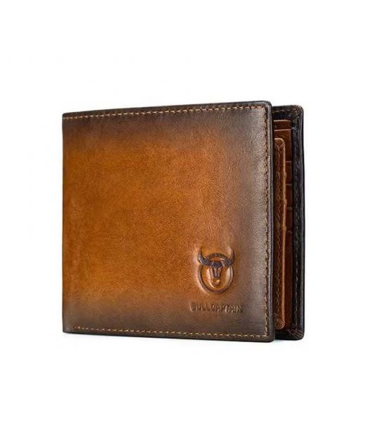 Чоловічий шкіряний гаманець біфолд TB005B Bull коричневий