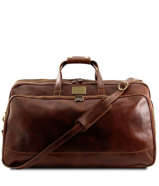 Кожаная дорожная сумка на колесах - Большой размер Tuscany Leather Bora Bora TL3067