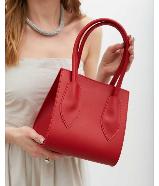 Стильна жіноча сумочка «Ліана» червона WeLassie