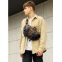 Велика чоловіча поясна сумка бананка для планшета Sambag DynamicDart хакі