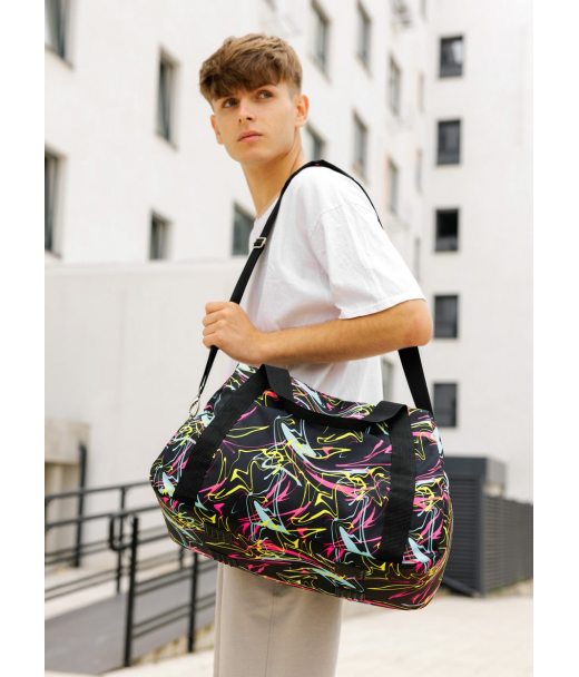 Мужская спортивная сумка Sambag Vogue lqh принт "Abstract"