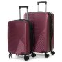 Дорожная Чемодан 2/1 ABS-пластик FASHION 804 red