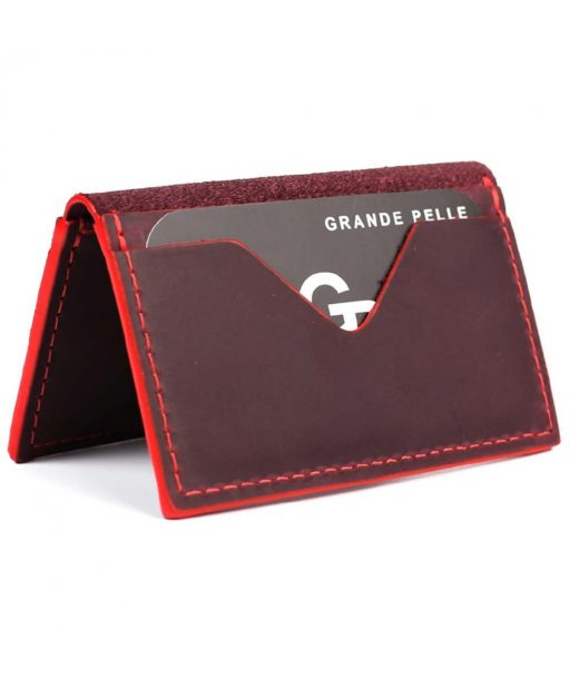 Кард-кейс Grande Pelle CardCase Cartolina 303161 бордо