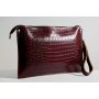 Жіночий клатч Шкіряний K010202-brown кайман коричневий