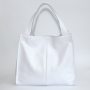 Сумка кожаная женская S120105-white белая