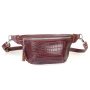 Поясная сумка женская WB010202-brown кайман коричневая