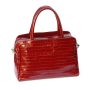Сумка кожаная женская S550203-red кайман красная