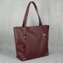 Сумка кожаная женская S580120-bordo бордо