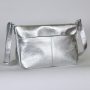 Сумка шкіряна жіноча через плече s460107 - Silver срібло