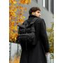 Мужской рюкзак ролл Sambag RollTop Double черный тканевый