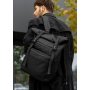 Мужской рюкзак Sambag RollTop ZARD черный тканевый