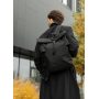 Мужской рюкзак ролл Sambag RollTop KZN черный тканевый