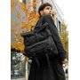 Мужской рюкзак ролл Sambag RollTop Double черный тканевый