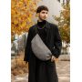 Чоловіча сумка Sambag HOBO Bag-glove тканева сіра