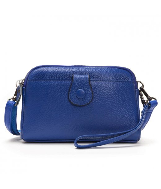 Сумка Шкіряна Жіноча Клатч ALEX RAI 88085 royal blue