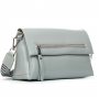 Сумка Шкіряна Жіноча Класична ALEX RAI 8159 l.grey