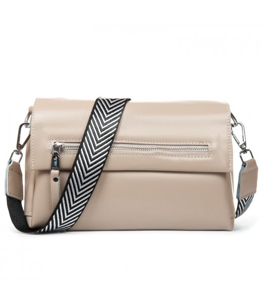 Сумка Шкіряна Жіноча Класична ALEX RAI 8159 l.beige