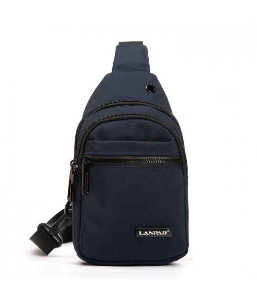 Сумка Мужская На Плечо нейлон Lanpad 82081 blue