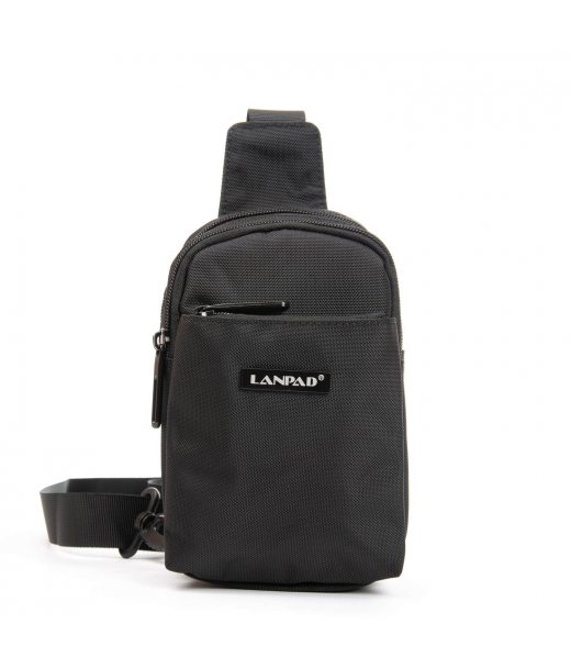 Сумка Мужская На Плечо нейлон Lanpad 0929 black