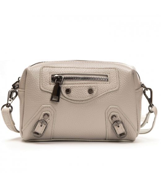 Сумка Шкіряна Жіноча Клатч ALEX RAI 60072 pale grey
