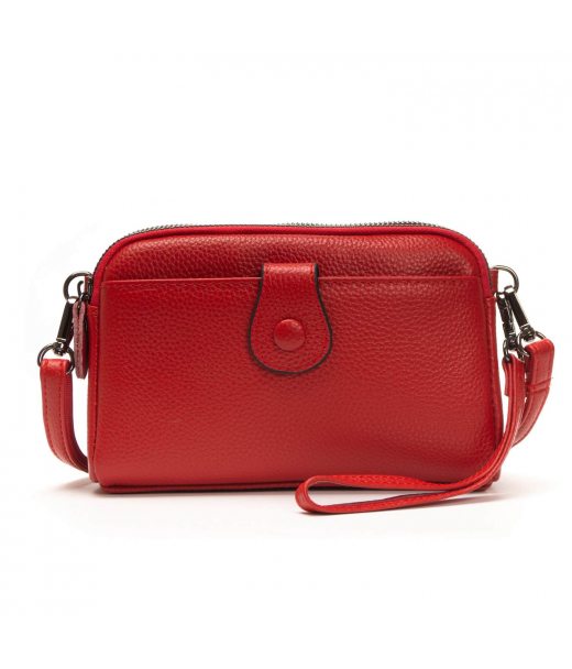 Сумка Шкіряна Жіноча Клатч ALEX RAI 88085 red