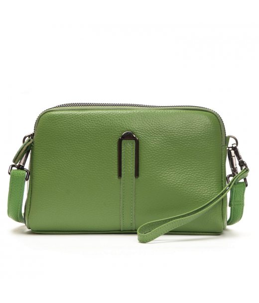 Сумка Шкіряна Жіноча Клатч ALEX RAI 99084 apple green
