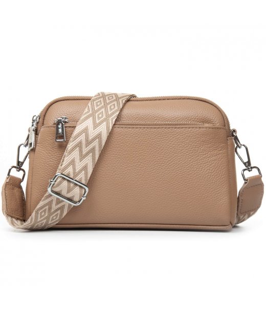 Сумка Шкіряна Жіноча Класична ALEX RAI 8960 l.khaki