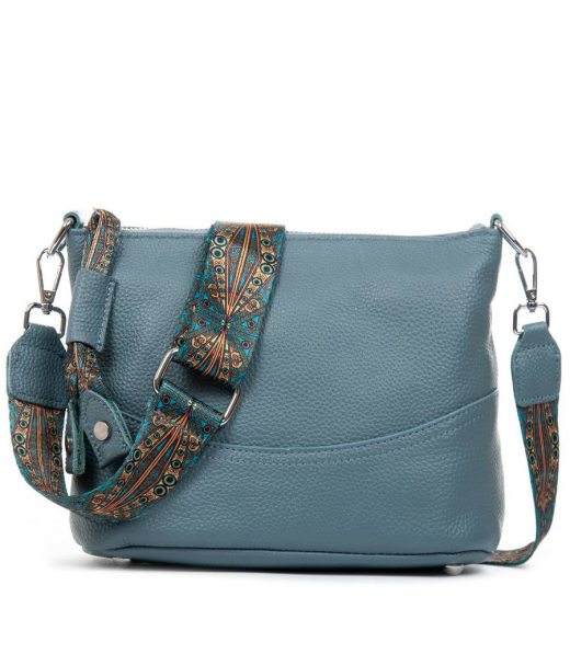Сумка Женская Классическая кожа ALEX RAI 99120 l.blue