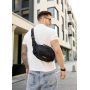 Сумка через плечо бананка Sambag Flex Pro черная