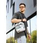 Мужская сумка через плечо мессенджер Sambag Makros принт "Leaves"