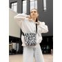 Женская сумка через плечо мессенджер Sambag Makros принт "Zebra"
