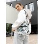 Женская сумка через плечо мессенджер Sambag Makros принт "Leaves"