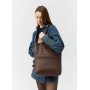 Женская сумка-шопер Sambag Shopper шоколадная