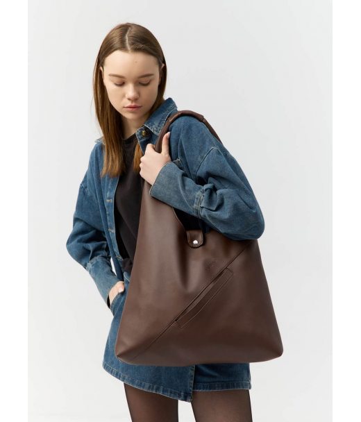 Женская сумка Sambag HOBO M шоколадная