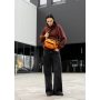 Сумка через плечо женская бананка Sambag Flex оранжевая