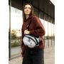 Сумка через плече жіноча бананка Sambag Flex Pro принт "Square"