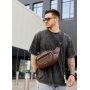 Сумка через плечо бананка Sambag Flex шоколад