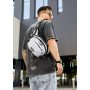 Сумка через плечо бананка Sambag Flex Pro принт "Square"