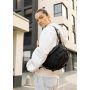 Жіноча сумка через плече бананка Sambag Flex Pro чорна