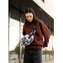 Сумка через плечо женская бананка Sambag Flex Pro принт"SPOT"
