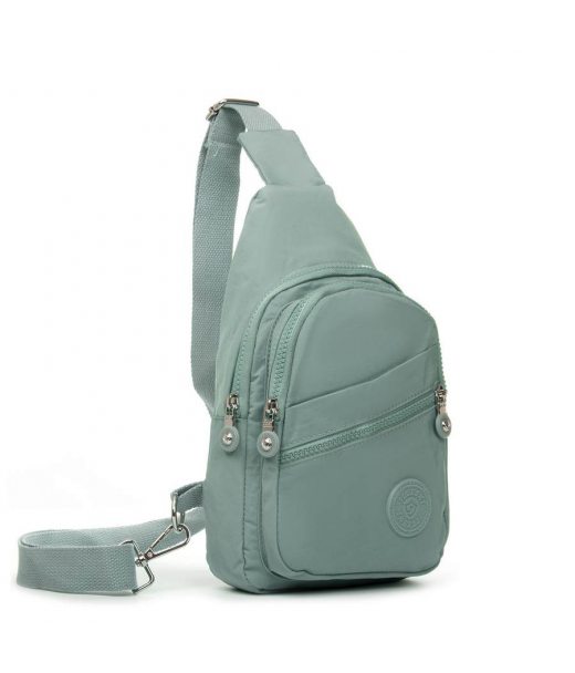 Сумка Женская Текстиль бананка полиамид Jielshi 0879 b.blue