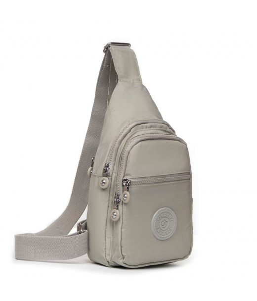 Сумка Женская Текстиль бананка полиамид Jielshi AK-011 beige