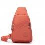 Сумка Женская Текстиль бананка полиамид Jielshi 0879 orange