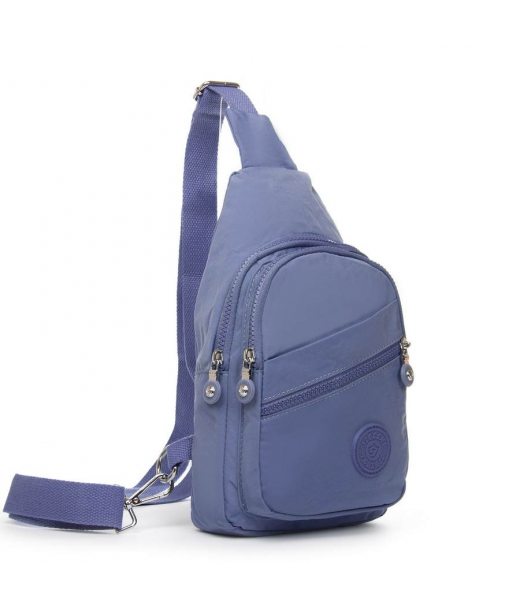 Сумка Женская Текстиль бананка полиамид Jielshi 0879 blue