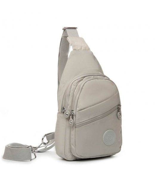 Сумка Женская Текстиль бананка полиамид Jielshi 0879 beige