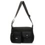 Сумка Мужская На Плечо нейлон Lanpad 26001 black почтальон