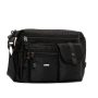 Сумка Мужская На Плечо нейлон Lanpad 26001 black почтальон