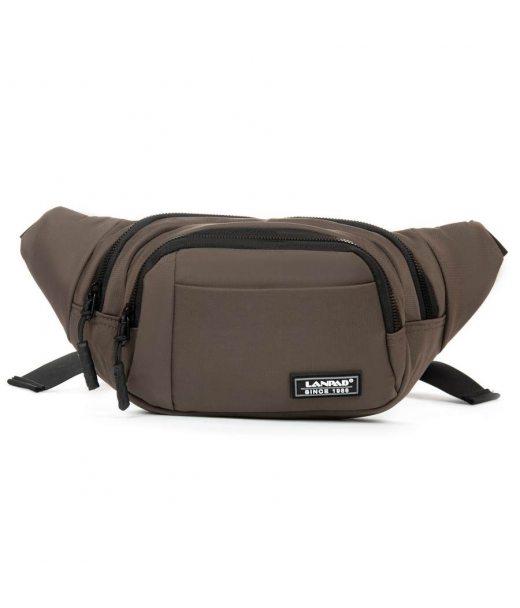 Сумка Мужская На пояс нейлон Lanpad 8803 brown